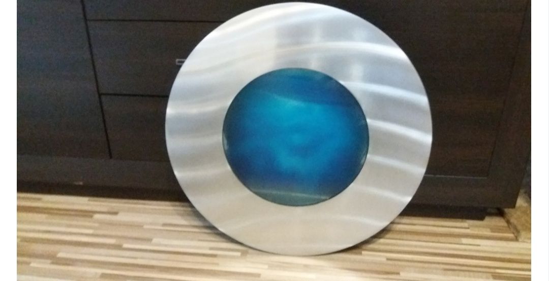 Akwarium ścienne okrągłe obraz+ zestaw + filtr + akcesoria 56cm