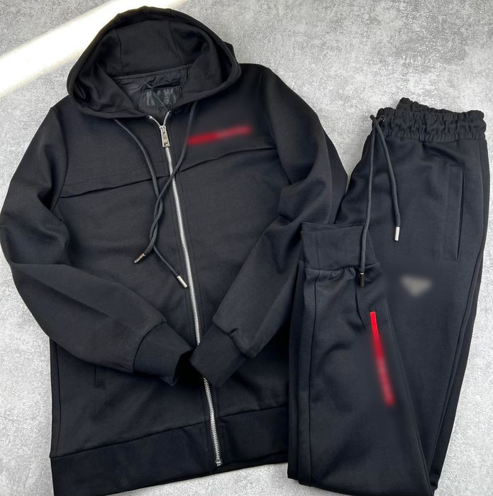 Мужской Спортивный Костюм черный (С-ХХЛ) Штаны и кофта новые