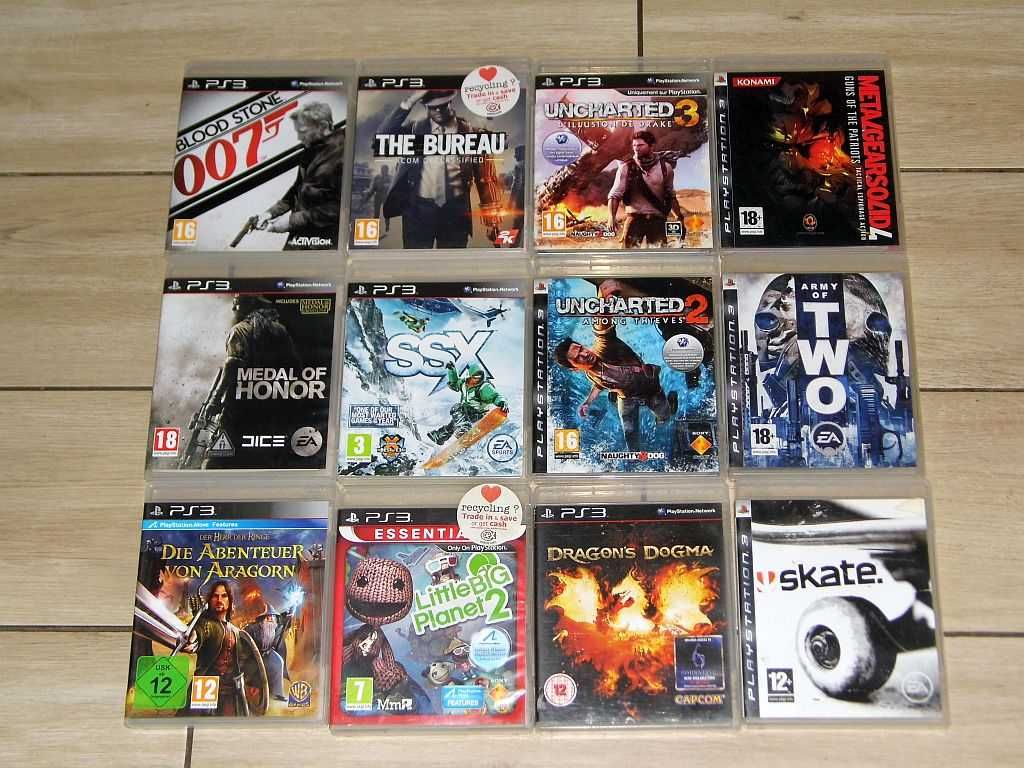 Gry na PS3 SSX, Uncharted 2 3, Little Big Planet 2, Army of Two, Skate
