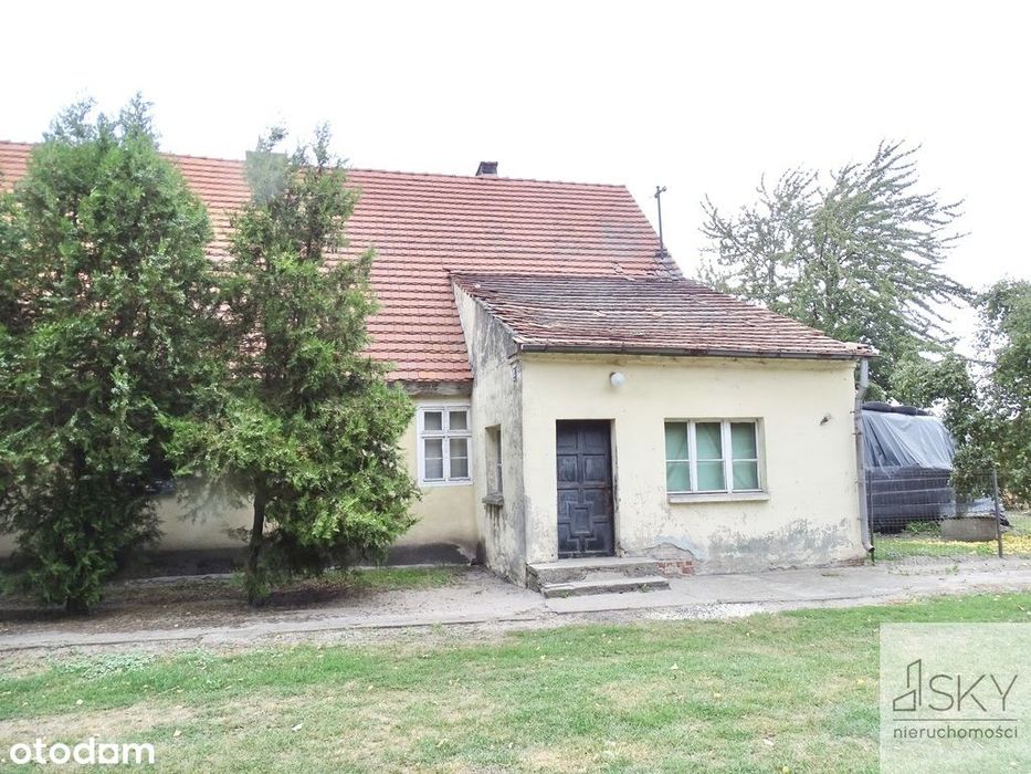 Połowa domu / Działka 1200m2 / Stodoła /Wróbliniec
