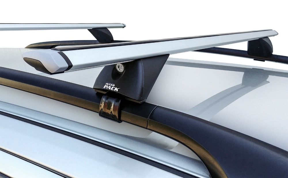 Bagażnik na relingi belki InterPack Virgo 135cm otwarty reling