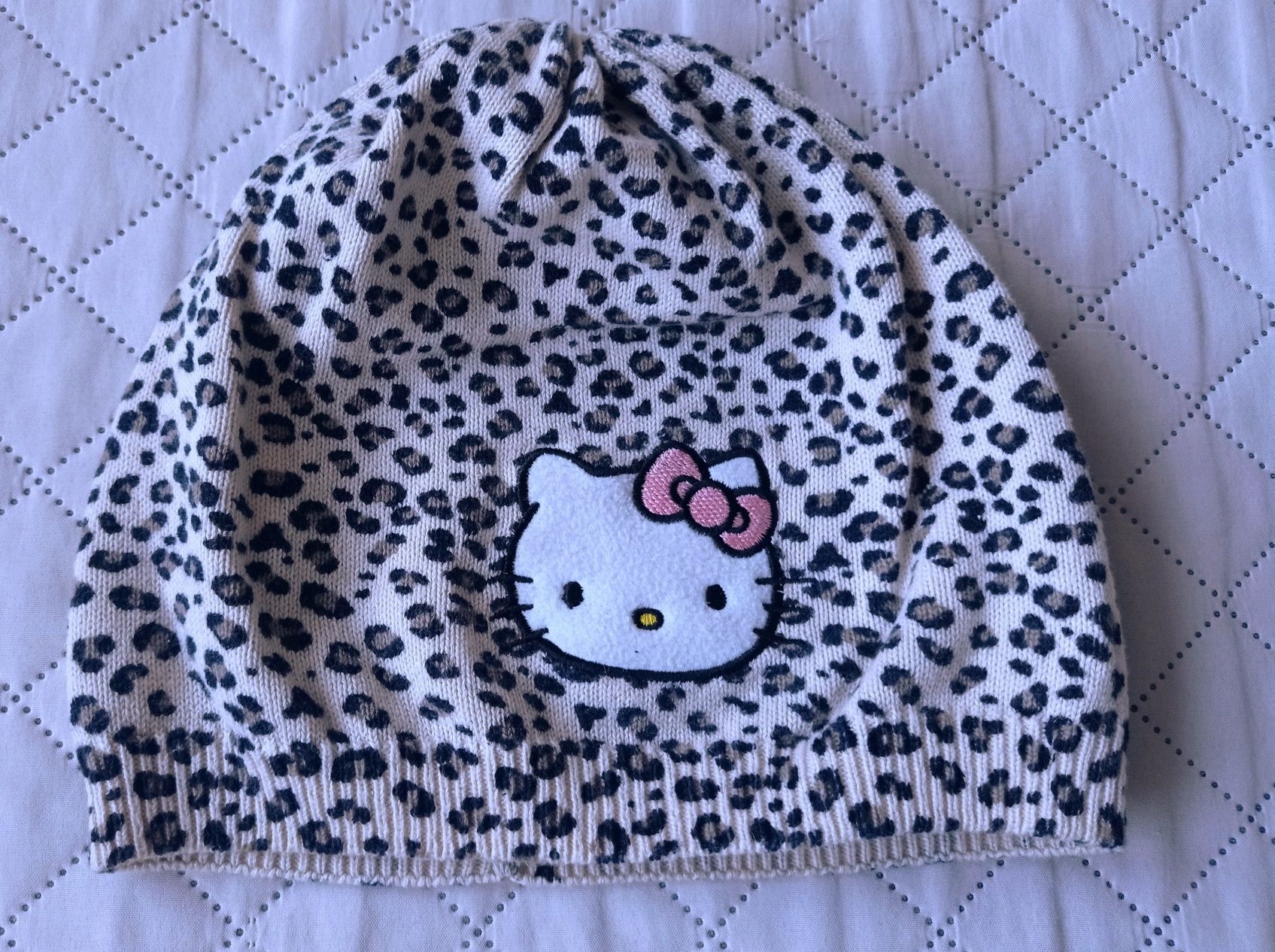 Firmowa czapka Helo Kitty roz. 54cm i szalik H&M Czapka wiosenna