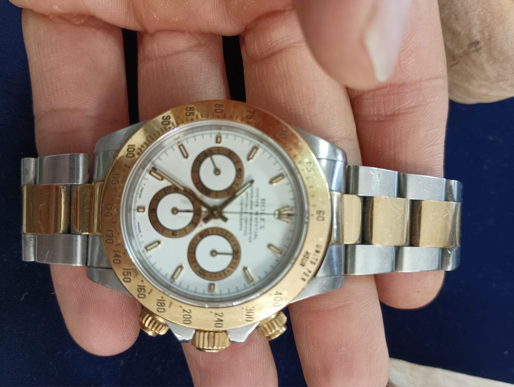 Rolex Daytona Zenith Aço e ouro