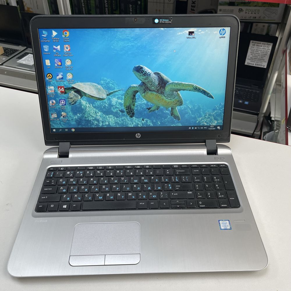 HP ProBook 450 g3 15,6HD i3-6100u 8gb 256ssd новый аккумулятор