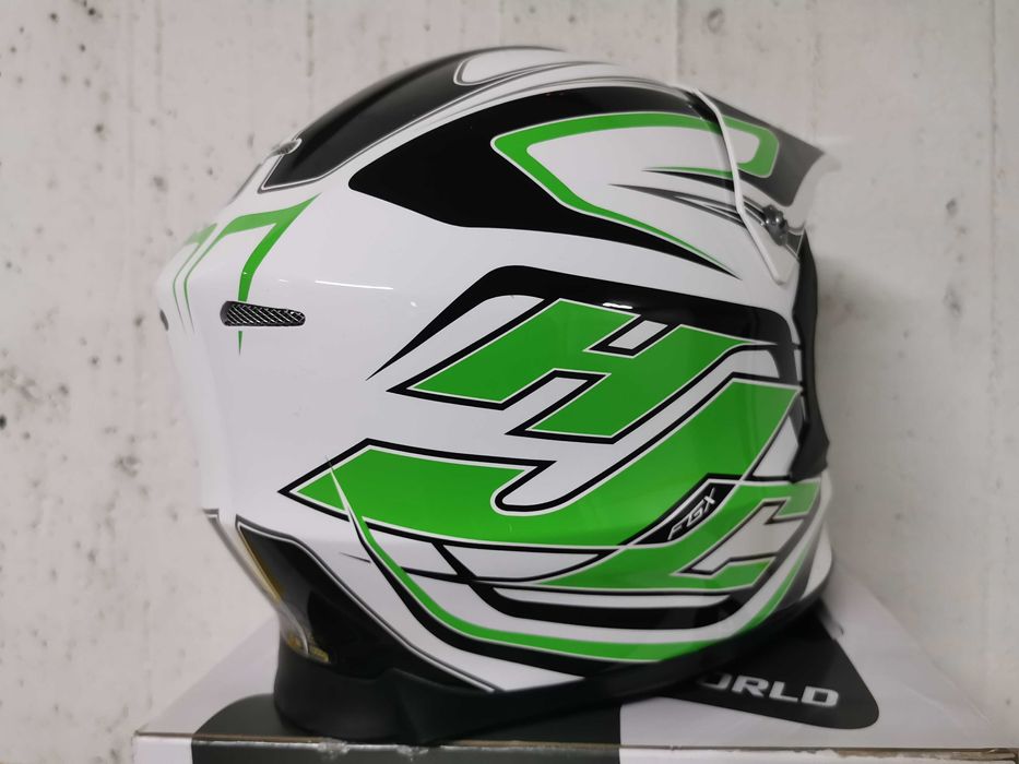 Capacete cross / Enduro HJC FG-X Hammer Verde ( S ) ( NOVO )