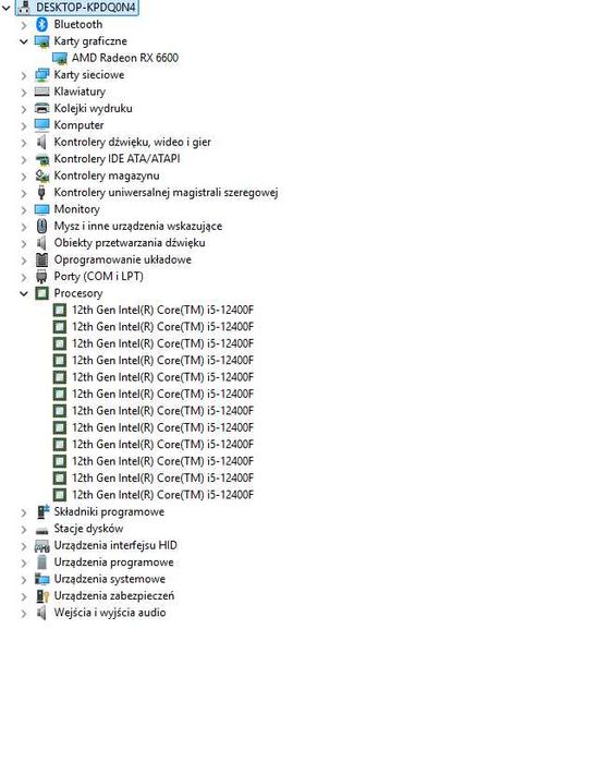 [ZESTAW] Komputer Gamingowy i5-12400f / RX 6600 8GB GDDR6 / 16 GB RAM
