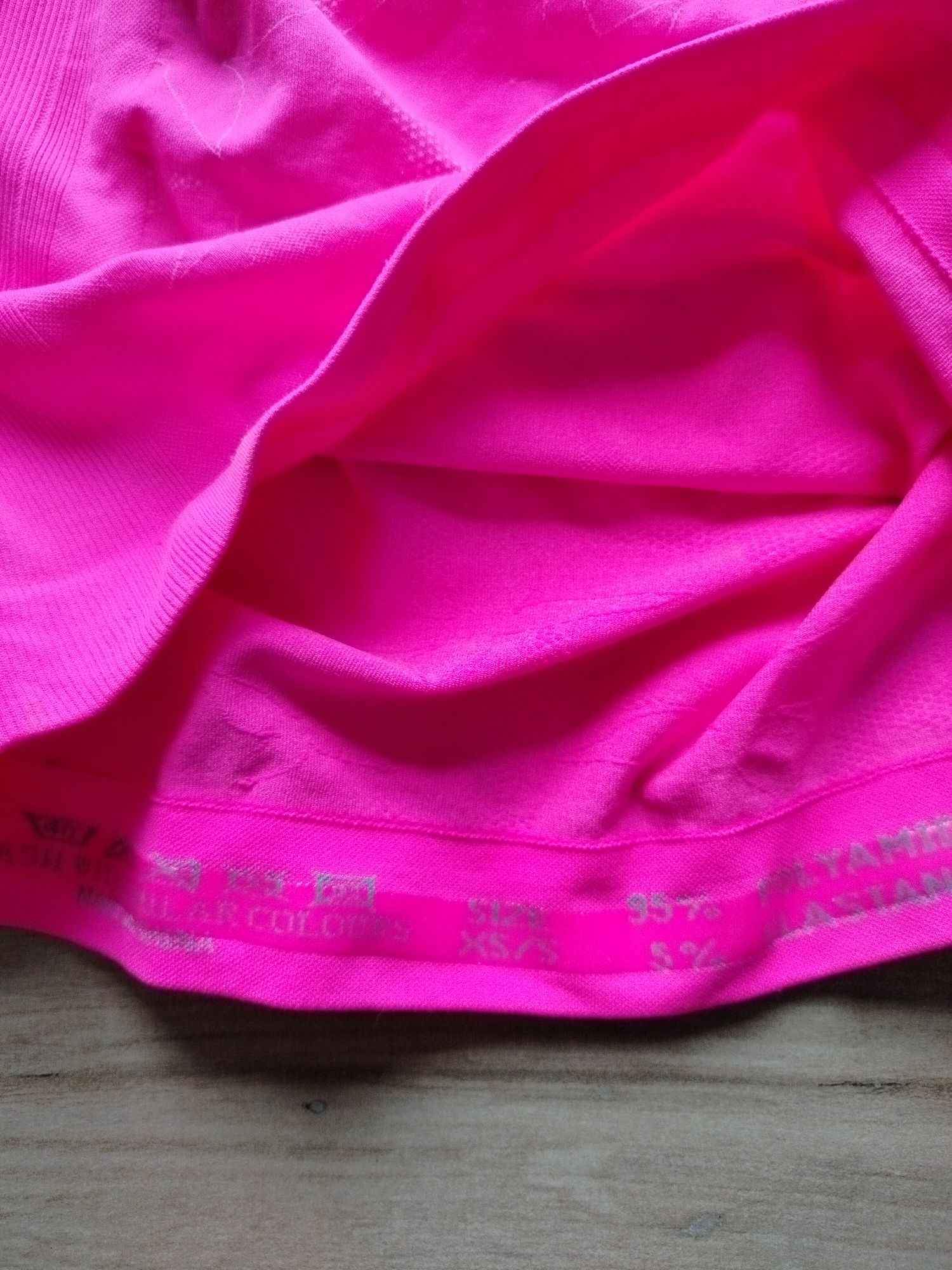 T-shirt koszulka damska fitness do ćwiczeń neonowa Kari Traa elastycz