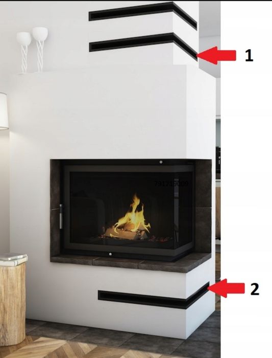 Kratka wentylacyjna Luft narożna firmy Kratki