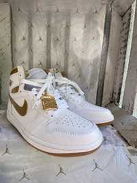 Nowe buty Nike Jordan 1 gold whote og retro 39