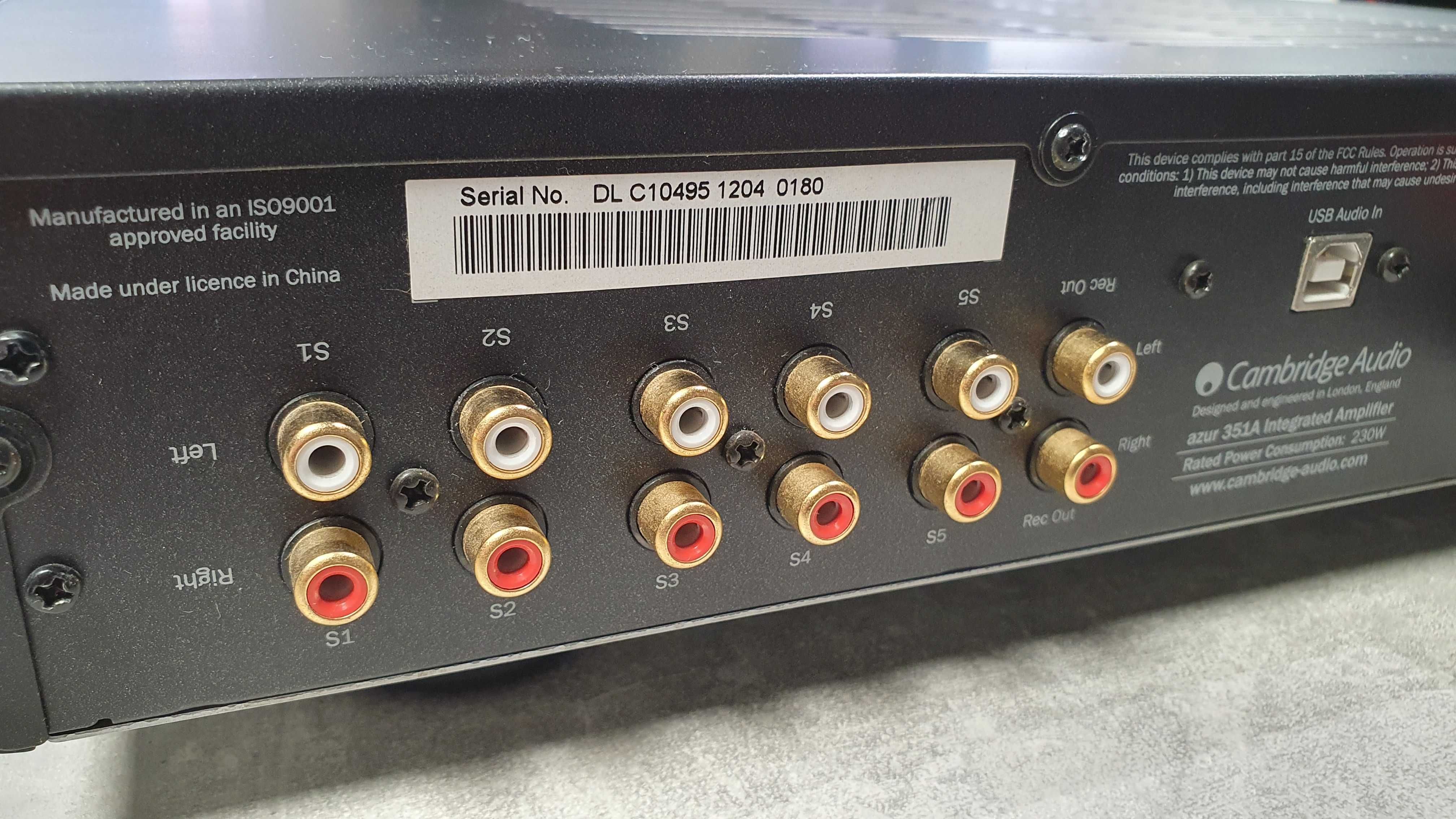 wzmacniacz stereo cambridge audio 351a dac usb