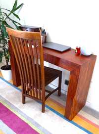 Indyjskie biurko, konsola z drewna egzotycznego palisander - AlmiDecor