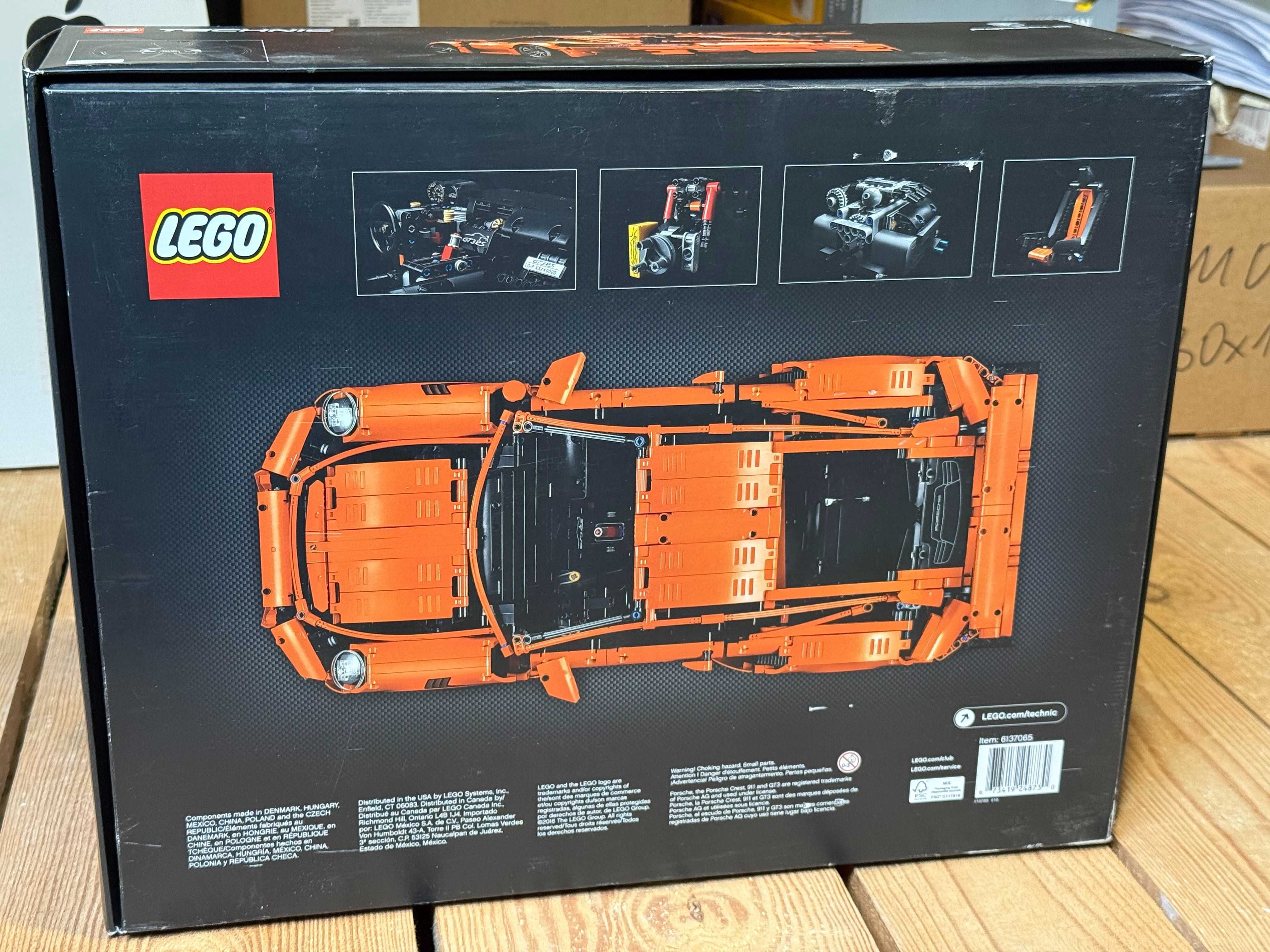Oryginalne LEGO 42056 Technic Porsche 911 GT3 RS pudelko z instrukcja
