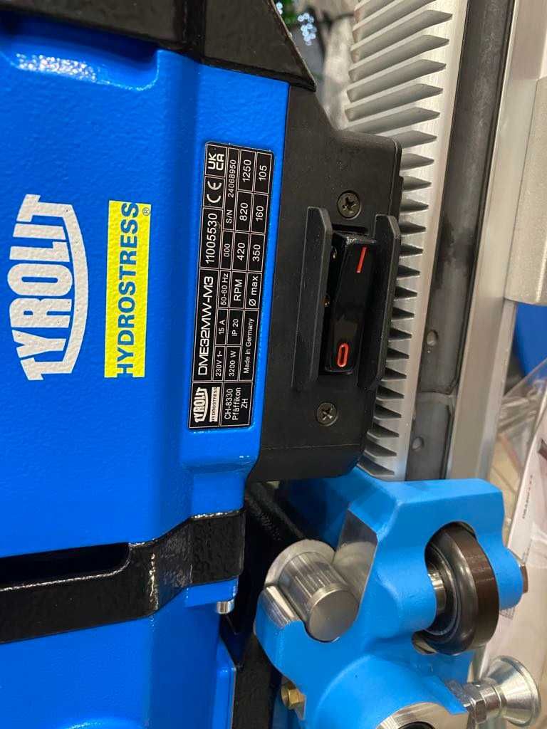 Wiertnica elektryczna TYROLIT DME32MW Statyw DRA400 do 420mm Betonu