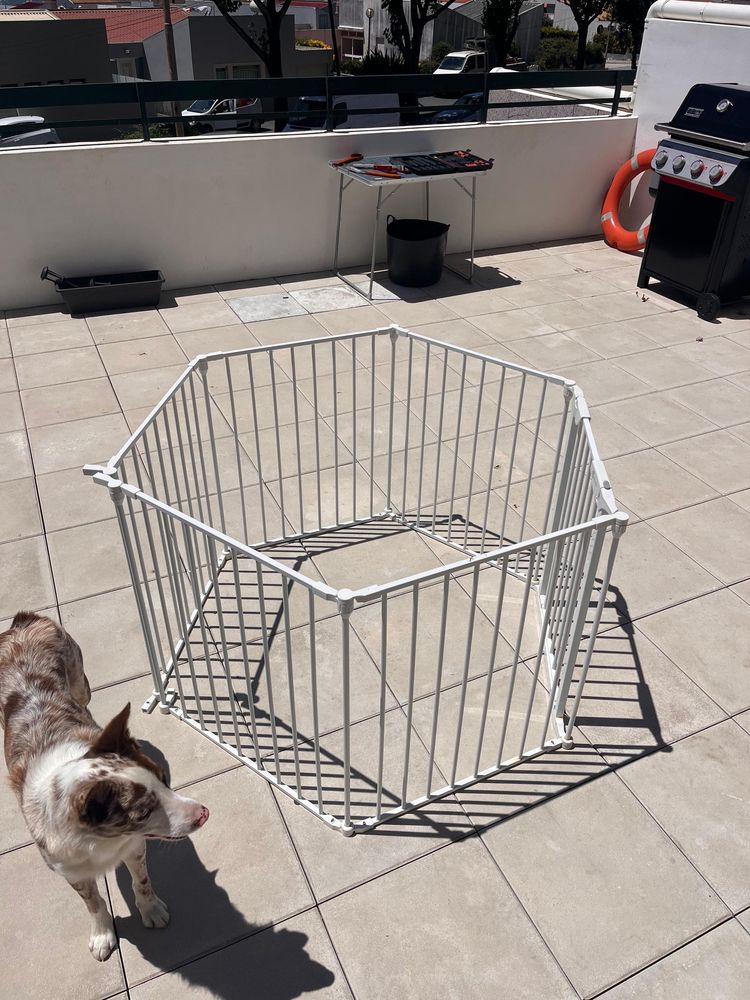 Cerca crianças e animais