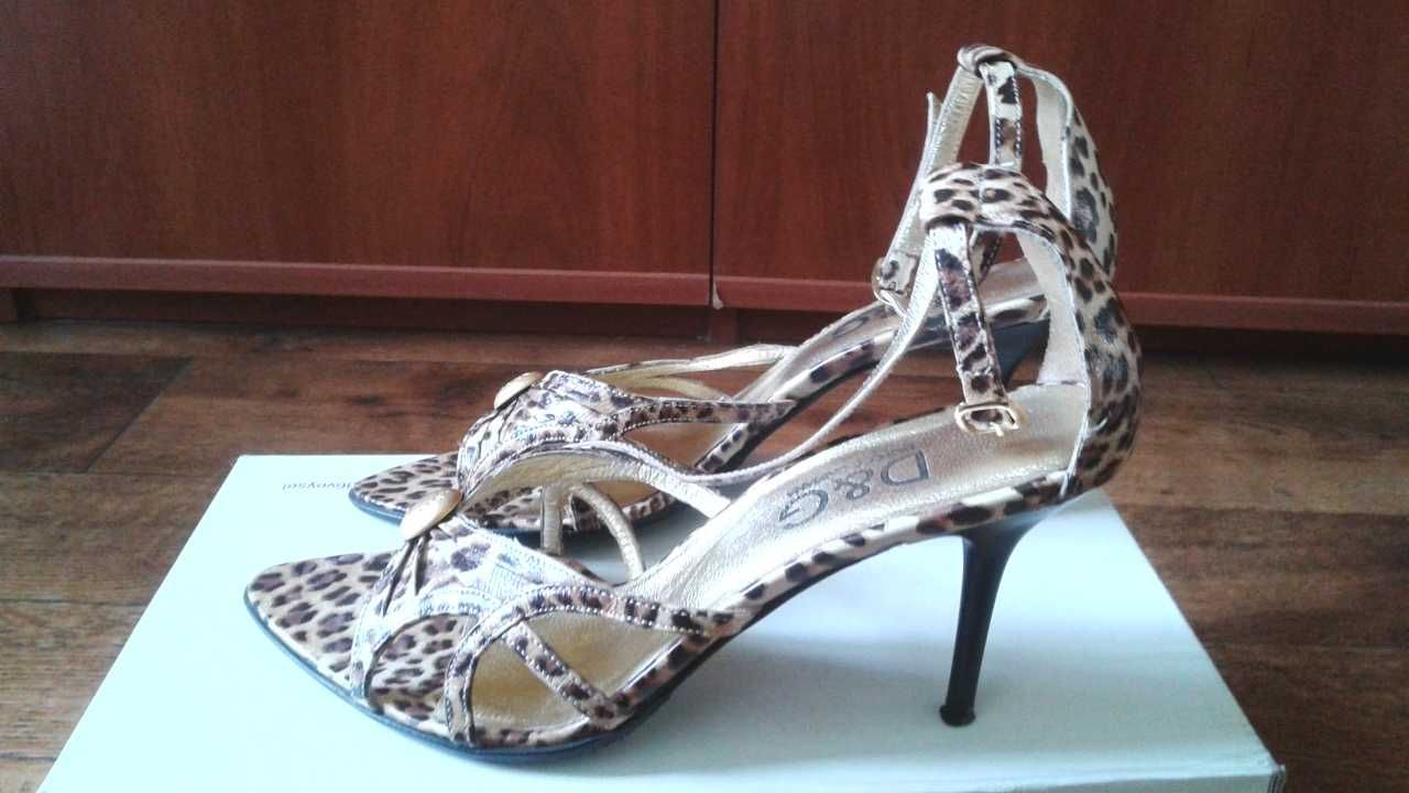 Босоножки "D&G" р38 леопард