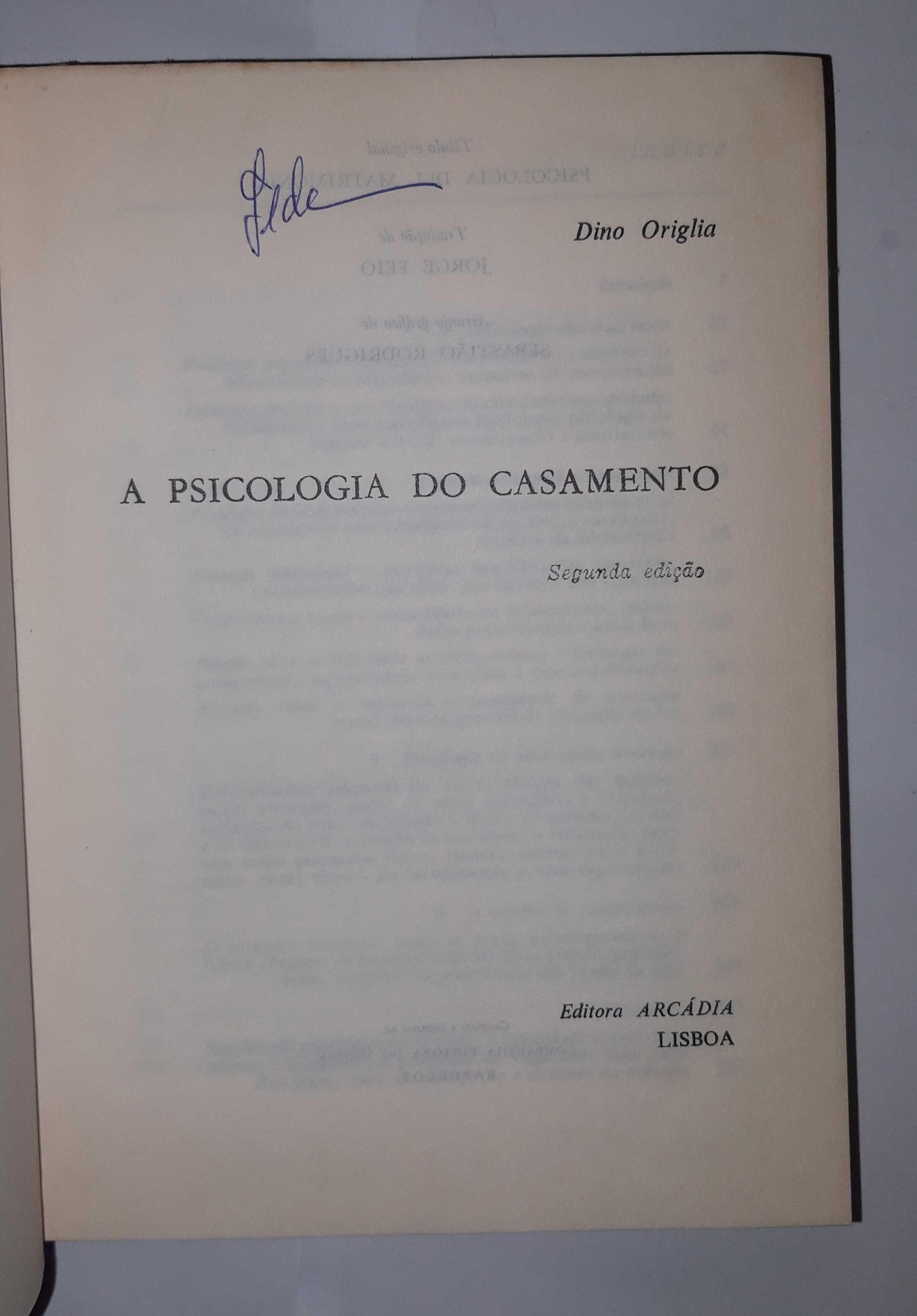 Livro Ref Par1  - Dino Origlia - A Psicologia do Casamento