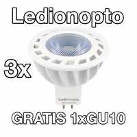 ZESTAW 4 szt. żarówka LED Ledionopto MR16 3W biała ciepła 3000K GU10