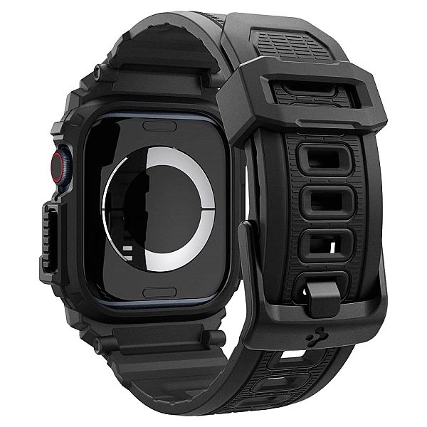 Etui Spigen Rugged Armor na Apple Watch 10/46 mm - czarne