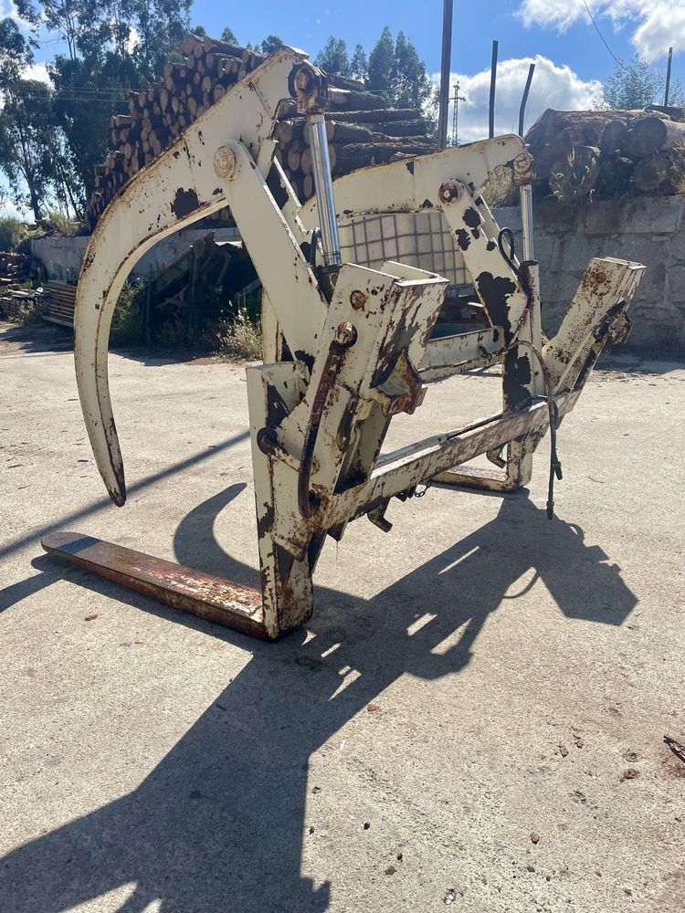 Pa carregadora Garfos hidraulicos