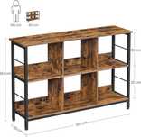 Regal, półka  do salonu , styl industrialny