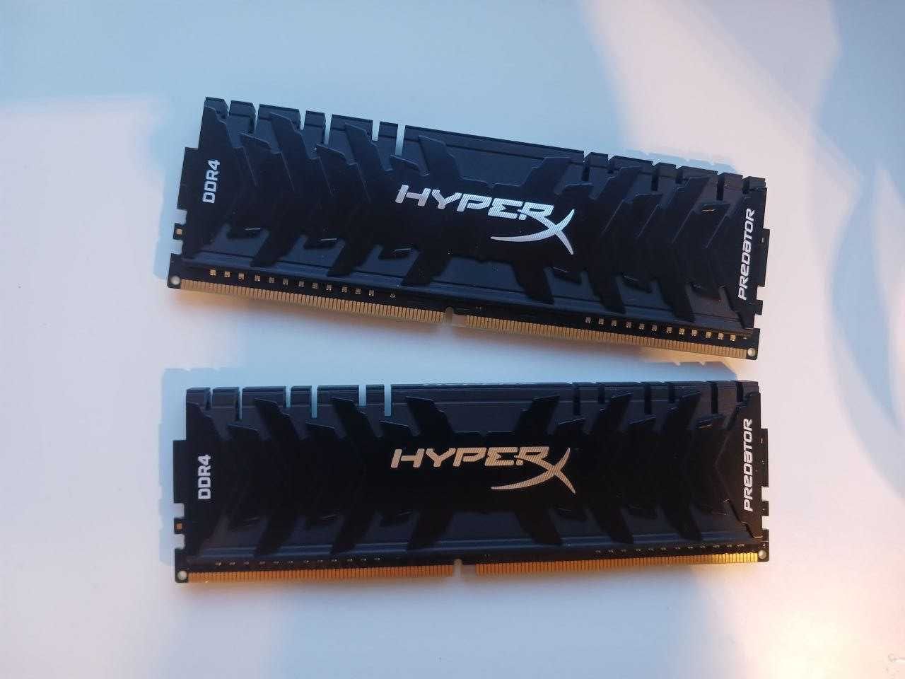 Модуль пам'яті kingston DDR4 16GB (2X8)hyperX predator 2666 MHZ