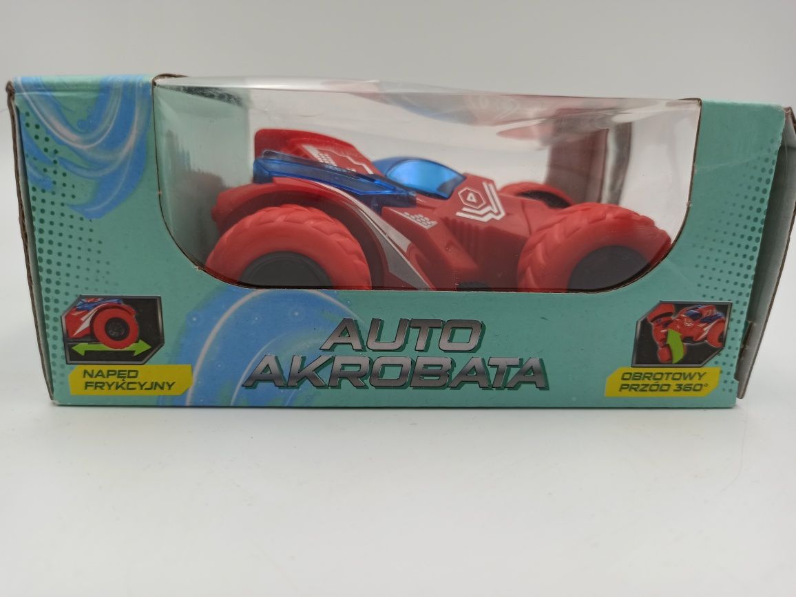 Autko akrobata czerwone