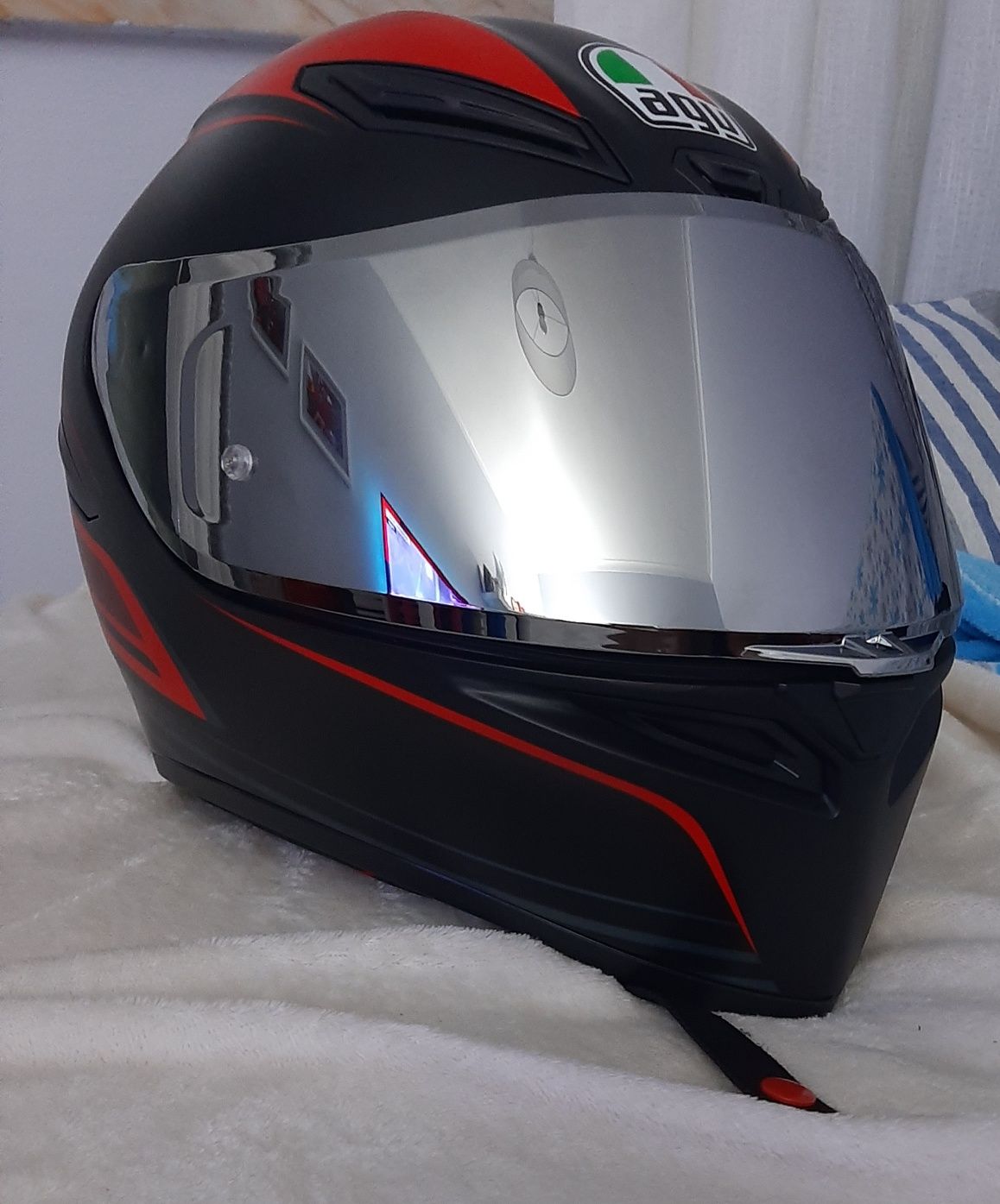 Viseira para capacete AGV k1/k3s/k5