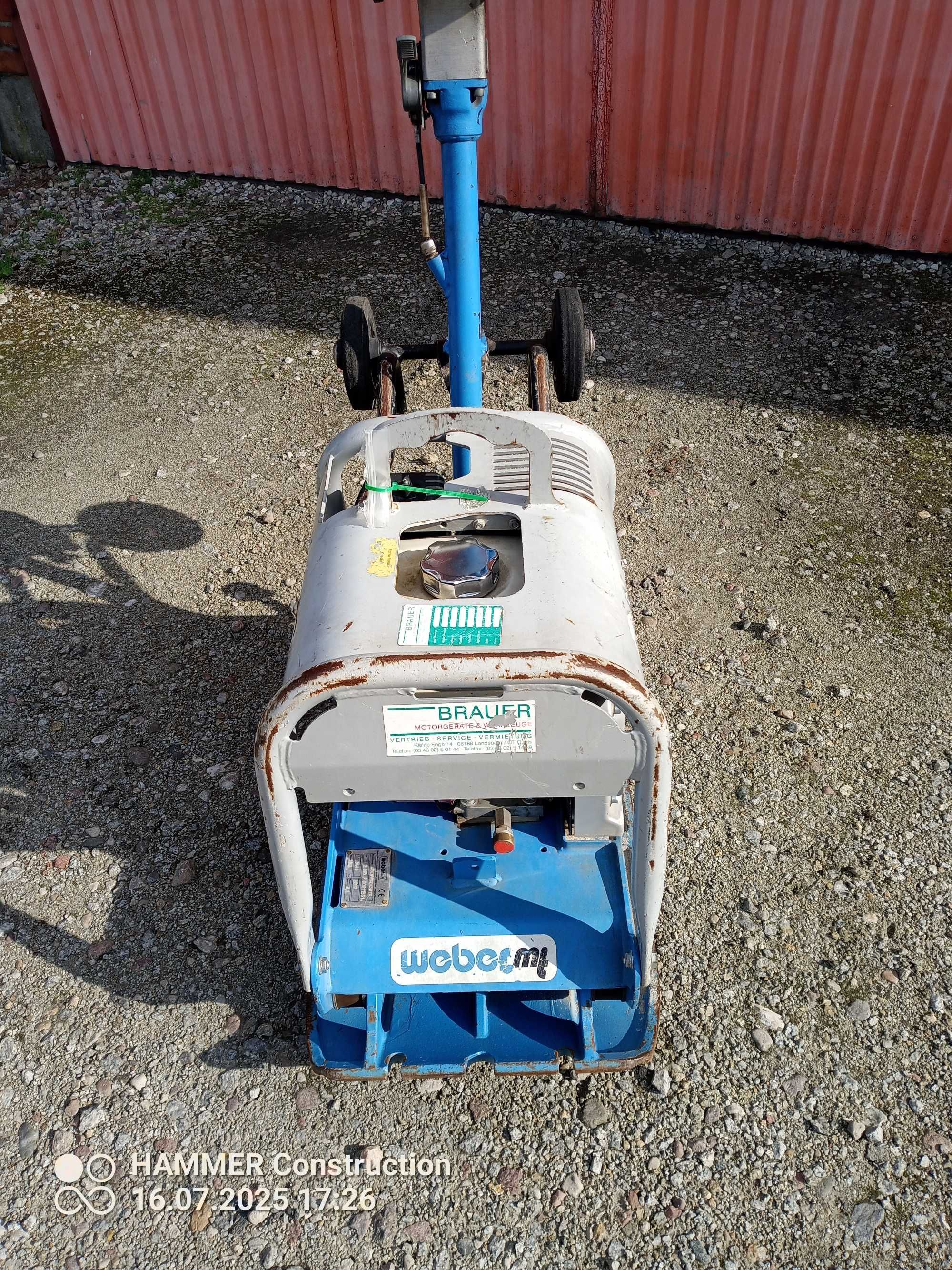 Zagęszczarka weber cr2 HD jak wacker demag bomag
