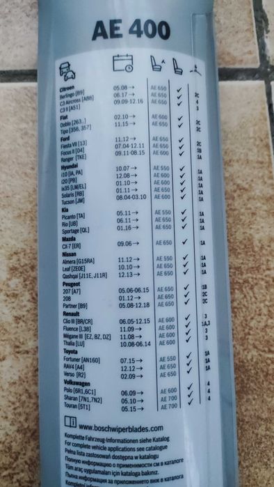 Wycieraczki samochodowe