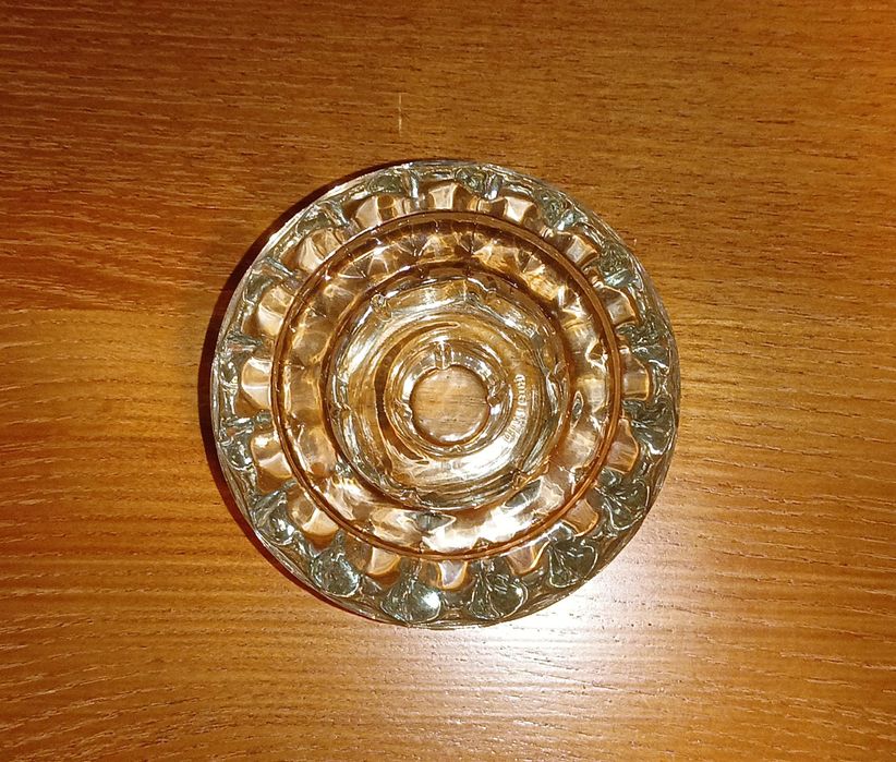 Komplet świeczników szklanych ( 5 sztuk)