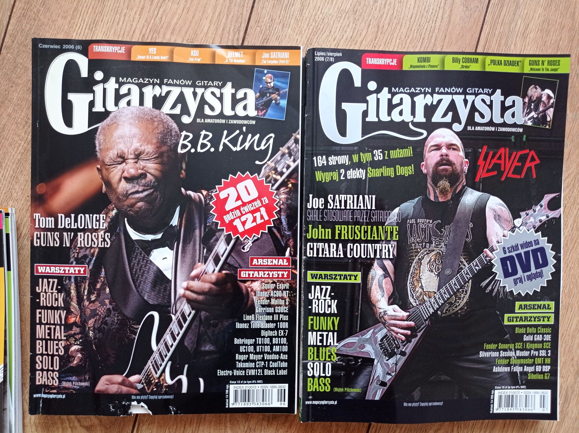 Gitarzysta - magazyn fanów gitary. Cały 2006r