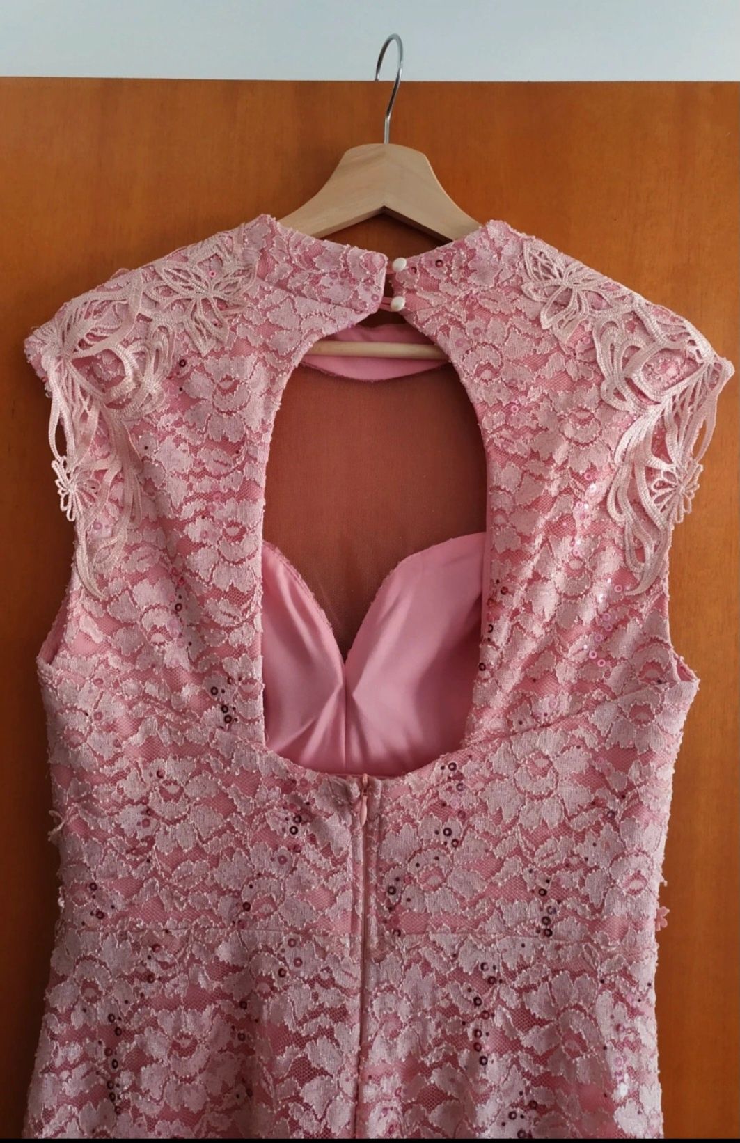Vestido de cerimónia Rosa Chá