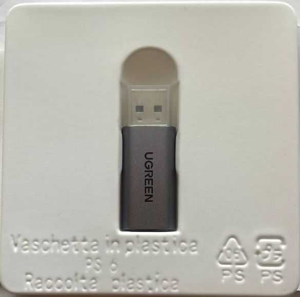 Зовнішня звукова карта Ugreen 2-in-1 USB to 3.5mm