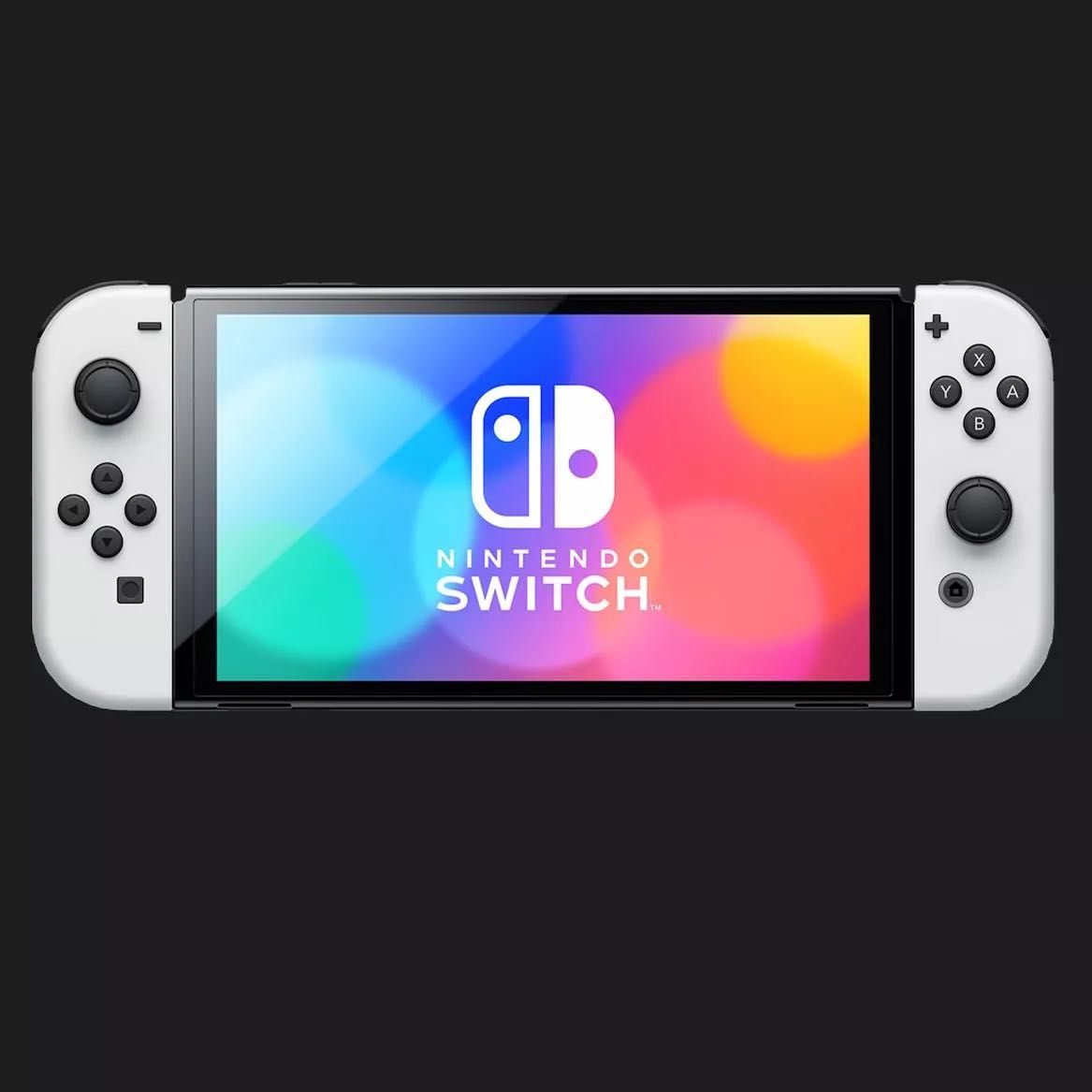 Портативная игровая приставка Nintendo Switch OLED with White Joy-Con