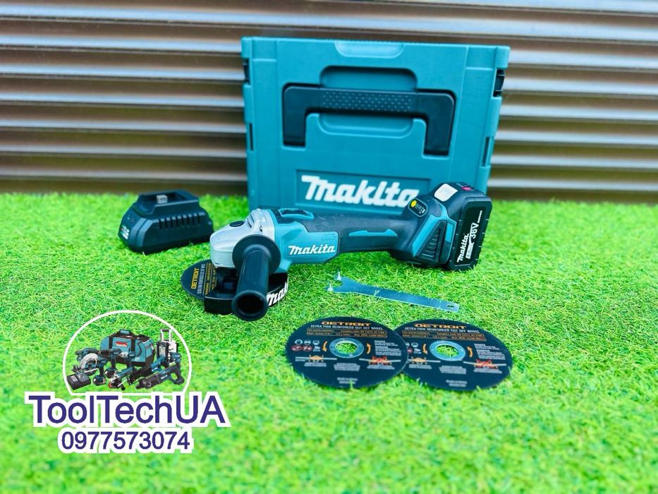 Аккумуляторная Болгарка Makita DGA404 потужна 1200Вт 36V8A Макіта 1АКБ