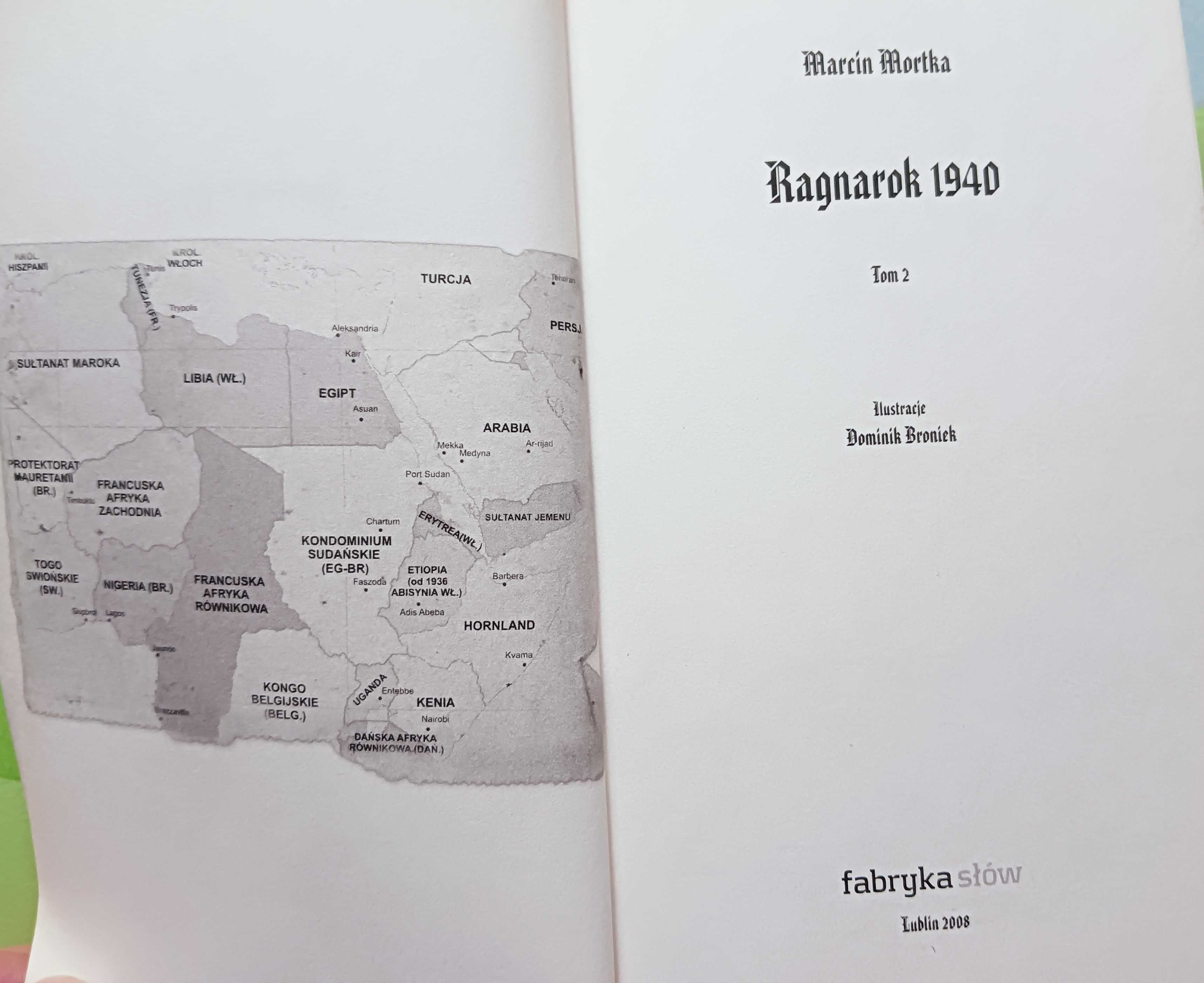 Książka "Rangarok 1940" Tom 2 M.Mortka