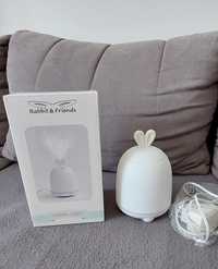 Lampka królik z dyfuzorem biała – Rabbit & Friends
