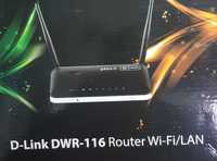 .D link DWR 116 +MODEM Huawei E3372  LTE.