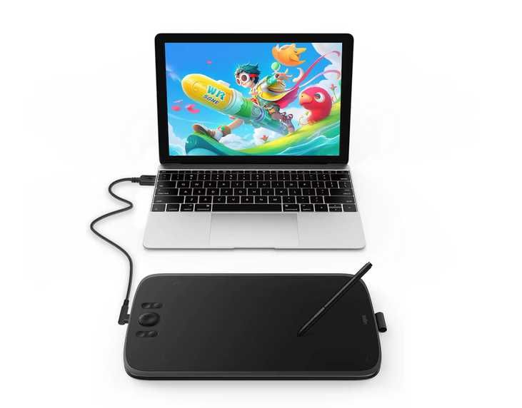 Графический планшет для рисования Ugee M808 (как wacom Huion XP Pen)