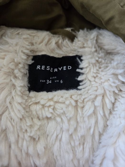 Kurtka parka zimowa jesienna z futerkiem taliowana ocieplana