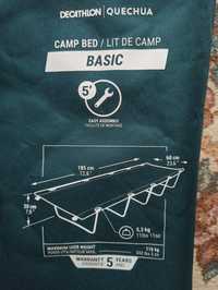 Розкладушка QUECHUA CAMP BED BASIC 185х60см