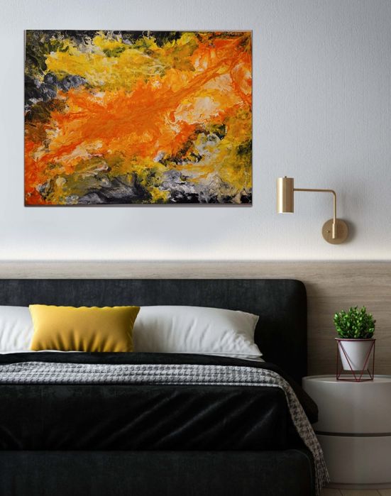 Obraz, akryl  60x80  biuro, dom, sypialnia. Abstrakcja,