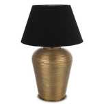 Lampka Nocna Lampa Stołowa Złota Czarna Postarzana Wysoka Retro 180098