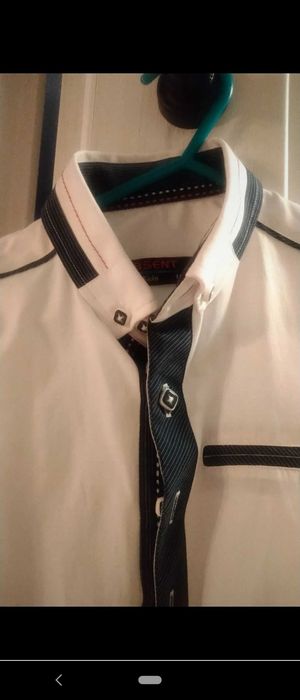 Biała elegancka koszula chłopięca rozm 116