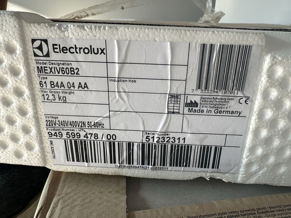 Płyta indukcyjna ELECTROLUX MEXIV60B2 MultipleBridge 600 SLIM-FIT