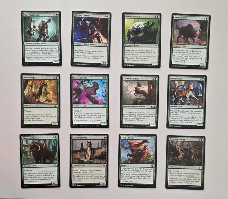 Cartas Magic - Verdes