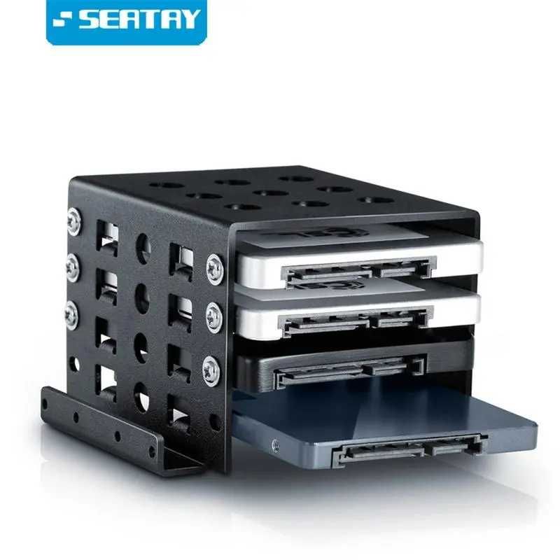 Фрейм переходник на 1 и 2 диска HDD SSD U.2/SAS/SATA с 2,5" на 3,5"