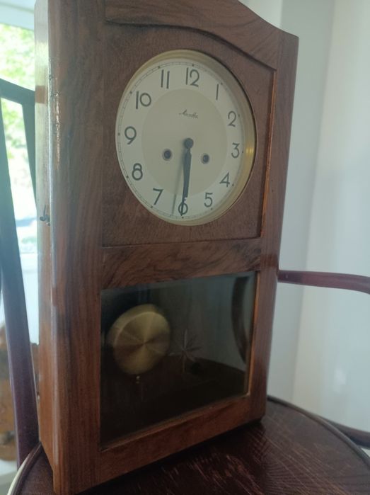 Wiszący zegar Mauthe w stylu Art Deco