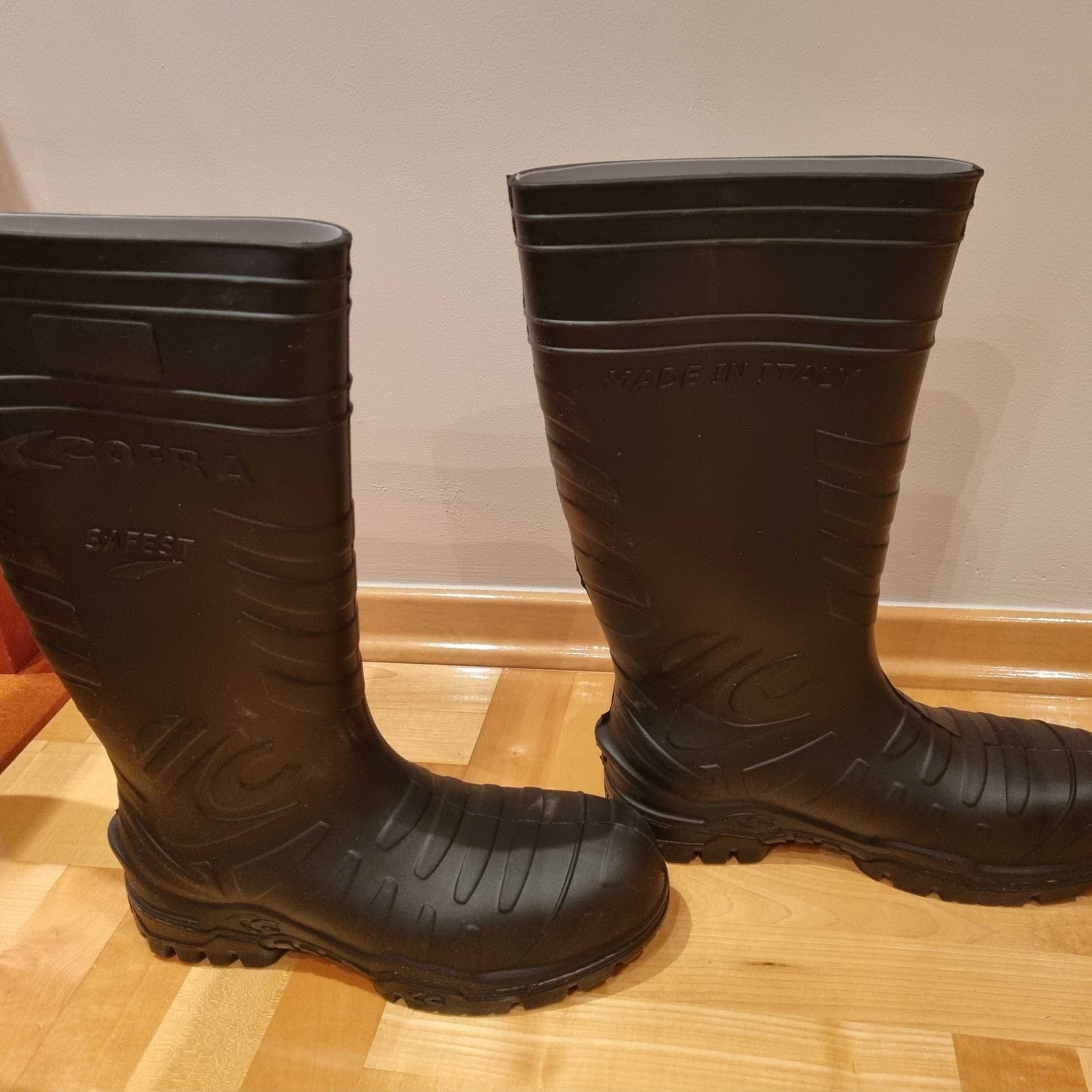 NOWE buty robocze gumowe z ocieplaczem CORFA SAFEST BLACK