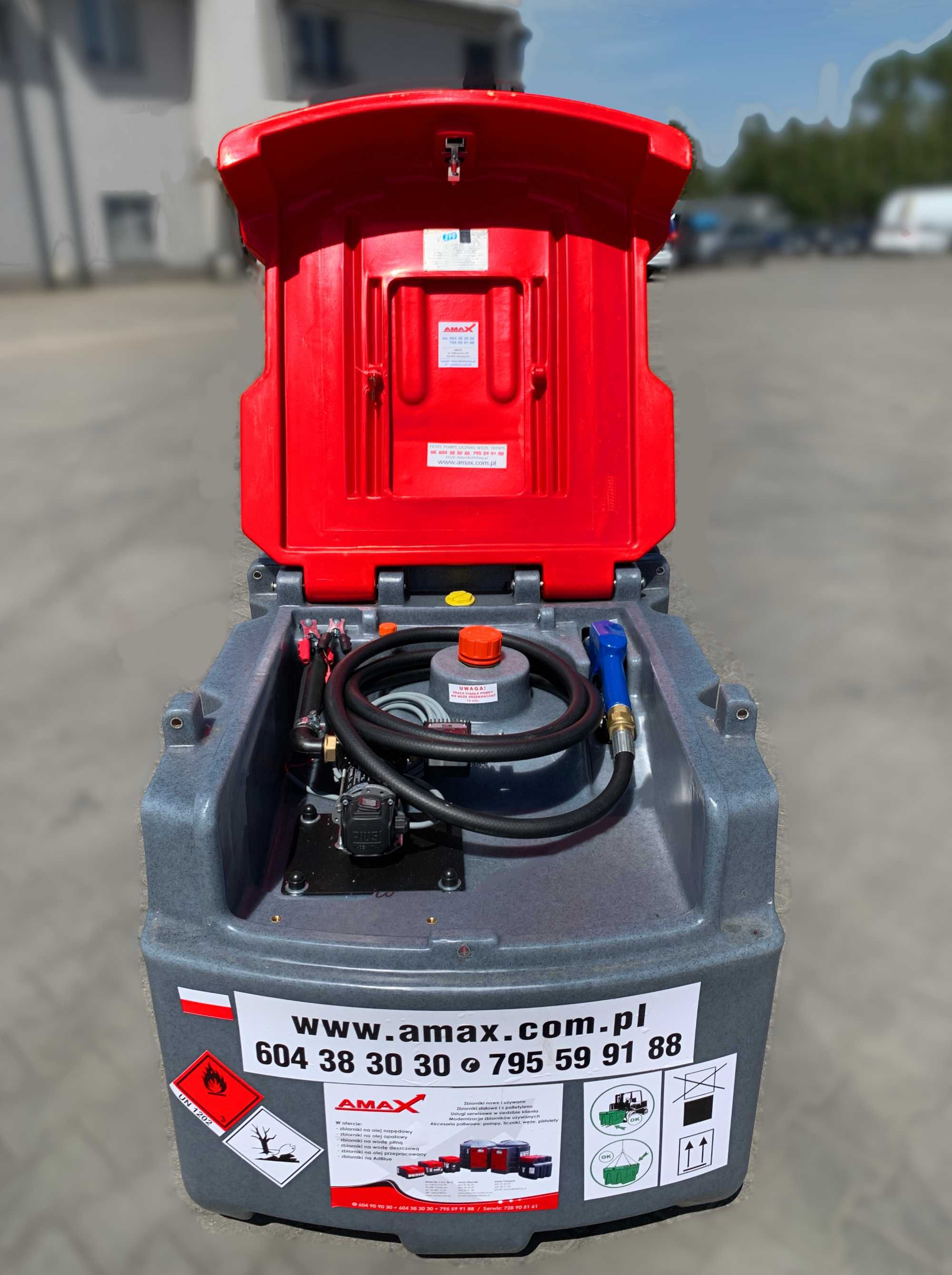 Zbiornik na opał 425L na DIESEL, olej opałowy, ropę, wodę